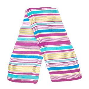 Susan Daniels Striped Long Scarf Contemporary Accessories